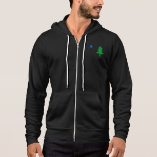 Historische dennenboomvlag van Maine (1901–1909) Hoodie