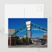 Historische Derde Ward Downtown Milwaukee Briefkaart (Voorkant / Achterkant)