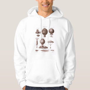 Historische Design met hot-air ballon Vintage Imag Hoodie