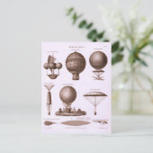 Historische Design van Hot Air Briefkaart (Staand voorkant)