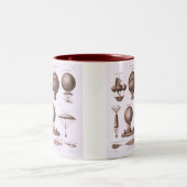 Historische Design van Hot Air Tweekleurige Koffiemok (Center)