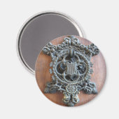 Historische deurklopper aan de poort naar Hluboka Magneet (Voorkant / Achterkant)