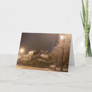 Historische die Trein in Shelton, WA wordt Feestdagen Kaart