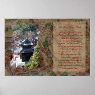 Historische druk op het zomerpaleis poster