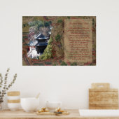 Historische druk op het zomerpaleis poster (Keuken)