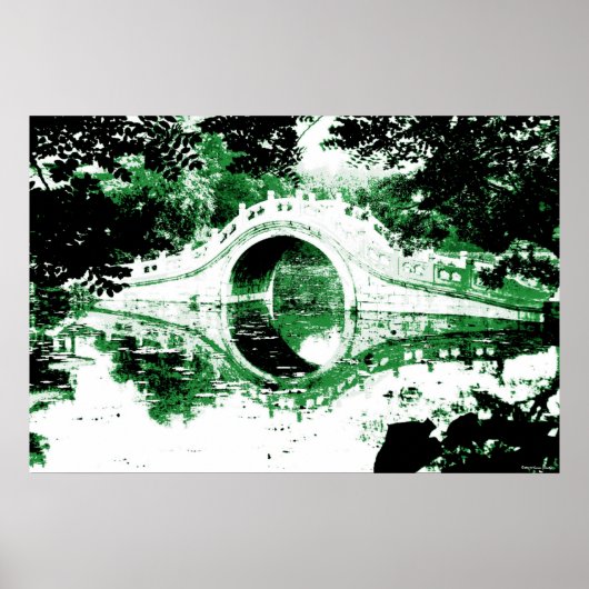 Historische druk van de Brug Poster (Voorkant)