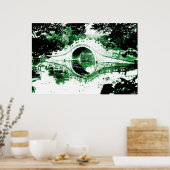 Historische druk van de Brug Poster (Keuken)