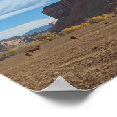 Historische Dugout Ranch, Utah Poster (Hoek)