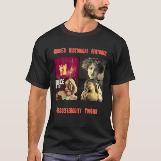 Historische eigenschappen van Oddie Versie 2 T-shirt (Voorkant)