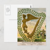 Historische emblemen in Ierland Briefkaart (Voorkant / Achterkant)