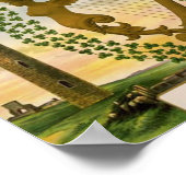 Historische emblemen in Ierland Poster (Hoek)
