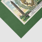 Historische emblemen in Ierland Tissuepapier (Detail)