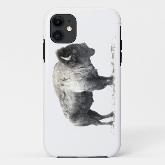 Historische foto van American Bison Case-Mate iPhone Case (Achterkant)