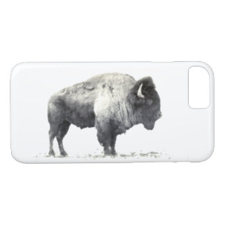 Historische foto van American Bison iPhone 8/7 Hoesje