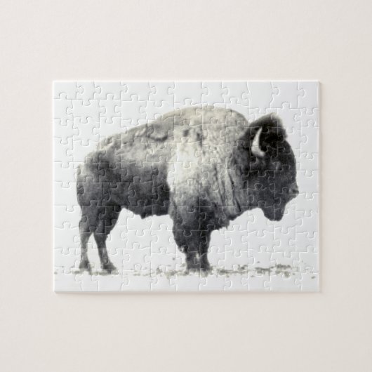 Historische foto van American Bison Legpuzzel (Horizontaal)