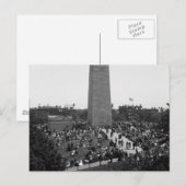 Historische foto van Bunker Hill Monument Briefkaart (Voorkant / Achterkant)