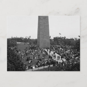 Historische foto van Bunker Hill Monument Briefkaart