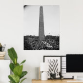 Historische foto van Bunker Hill Monument Poster (Thuiskantoor)