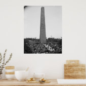 Historische foto van Bunker Hill Monument Poster (Keuken)