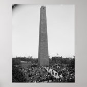 Historische foto van Bunker Hill Monument Poster (Voorkant)