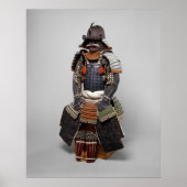 Historische foto van Samurai Armor (18e eeuw) Poster (Voorkant)