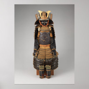 Historische foto van Samurai Armor Poster