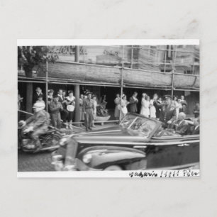 Historische foto van Yuri Alekseyevich Gagarin Briefkaart