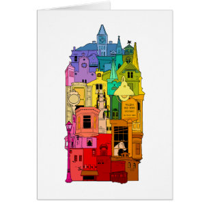 Historische Galena Illinois regenboog