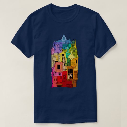 Historische Galena Illinois regenboog T-shirt (Design voorkant)