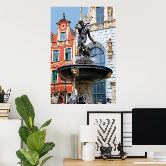 historische Gdansk, Polen Poster (Thuiskantoor)