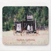 Historische Gold Rush wagen...... Muismat (Voorkant)