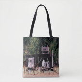 Historische Gold Rush wagen..... Tote Bag (Voorkant)