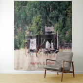 Historische Gold Rush wagen...... Wandkleed (In situ)