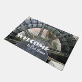 Historische Graue Mill Waterwiel Gristmill Deurmat (Schuin)