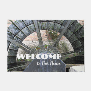 Historische Graue Mill Waterwiel Gristmill Deurmat