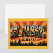 Historische Groenruimte St. Albert Alberta Briefkaart (Voorkant / Achterkant)