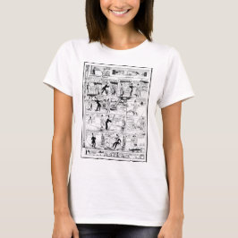 Historische  Haarbreedte Harry Cartoon 1918 T-shirt