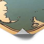 Historische handelsroutekaart poster (Hoek)