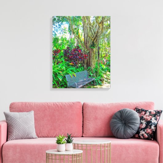 Historische Harry P. Leu Gardens Orlando Florida Canvas Afdruk (Insitu (Woonkamer))