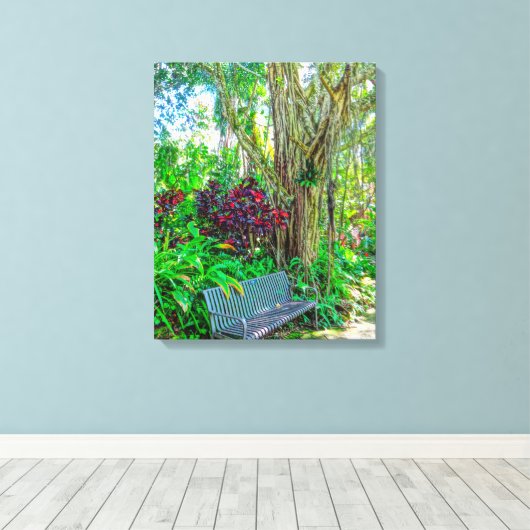 Historische Harry P. Leu Gardens Orlando Florida Canvas Afdruk (Insitu (Houten vloer))
