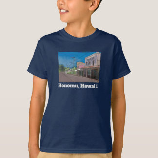 Historische Hawaiaanse Plantagestad Honomu Nostalg T-shirt