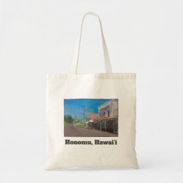 Historische Hawaiaanse Plantagestad Honomu Nostalg Tote Bag