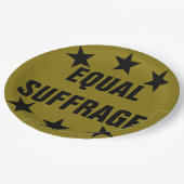 Historische herdenkingskrant voor suffrage bord (Gekanteld)