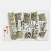 Historische Homer NY Sig Sautelle Circus Towel Theedoek (Horizontaal)