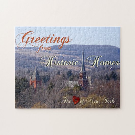 Historische Homer Spires Puzzle Legpuzzel (Horizontaal)