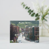 Historische hoofdstraat briefkaart (Staand voorkant)