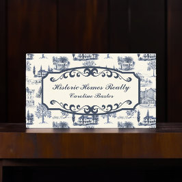 Historische huizen makelaar visitekaartje