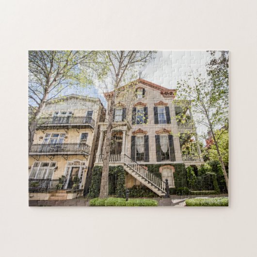 Historische huizen van Savannah Puzzle Legpuzzel (Horizontaal)