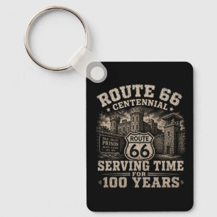 Historische Joliet Route 66 Reis Americana Sleutelhanger