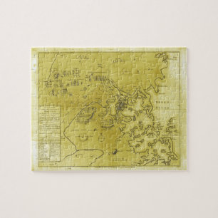 Historische kaart Amerikaanse revolutionaire oorlo Legpuzzel